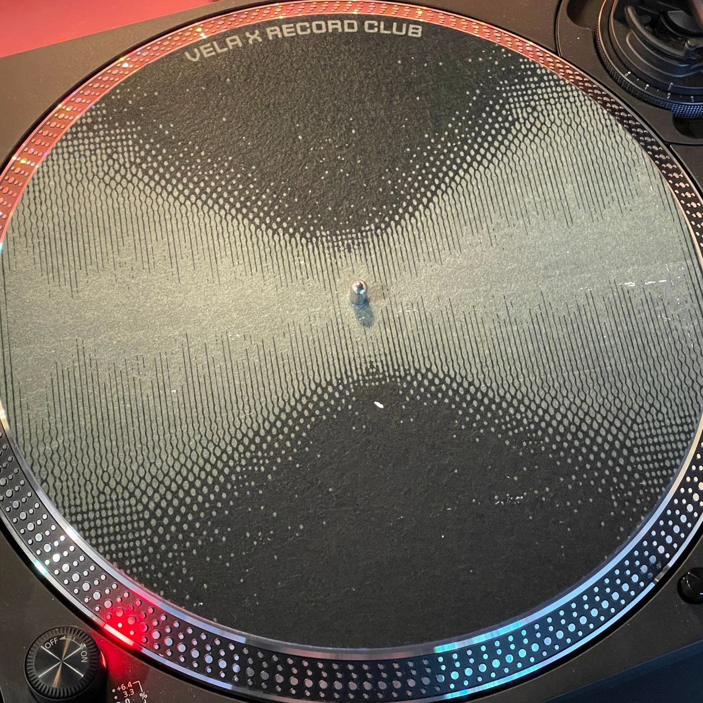 vela x record club - double-sided felt slipmats - 2 vela x record club - double-sided felt slipmats - 2