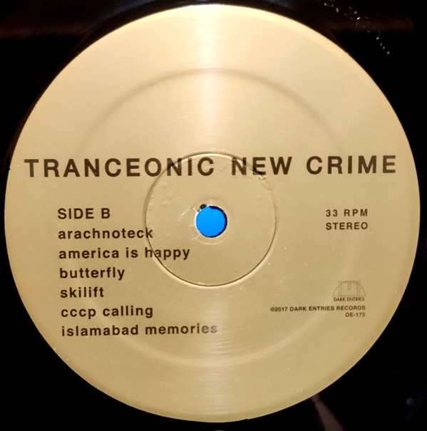 Tranceonic - New Crime | Dark Entries (DE-175) - 5