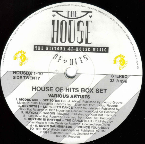 Various - The House Of Hits - The History Of House Music | Westside Records (HOUSBX 1) - 17