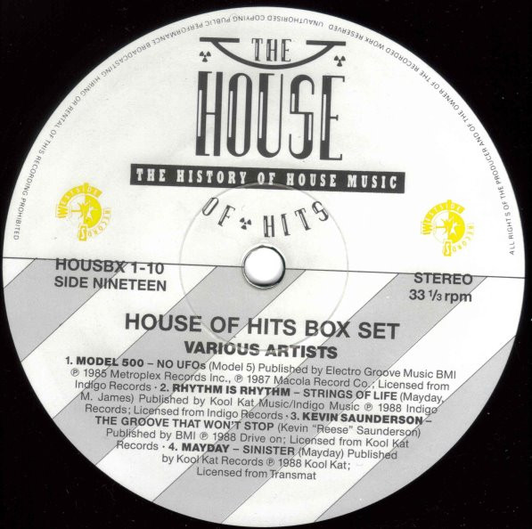 Various - The House Of Hits - The History Of House Music | Westside Records (HOUSBX 1) - 16