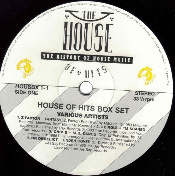 Various - The House Of Hits - The History Of House Music | Westside Records (HOUSBX 1) - 4
