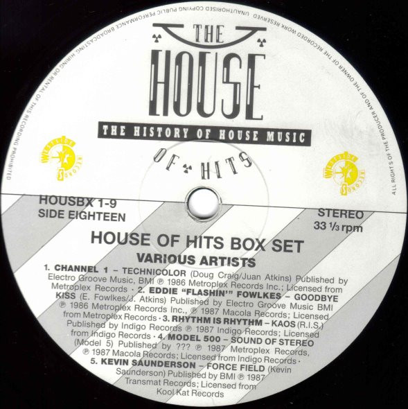 Various - The House Of Hits - The History Of House Music | Westside Records (HOUSBX 1) - 15