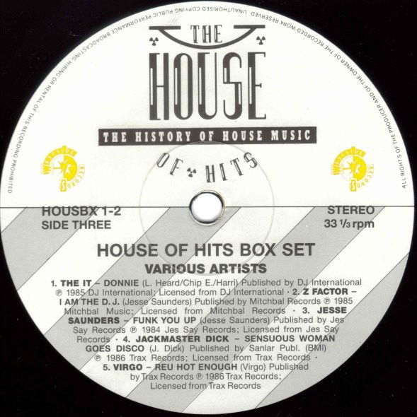Various - The House Of Hits - The History Of House Music | Westside Records (HOUSBX 1) - 6