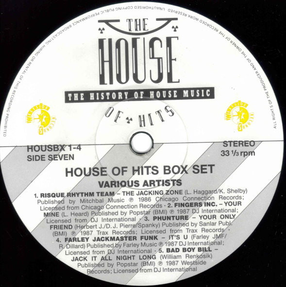 Various - The House Of Hits - The History Of House Music | Westside Records (HOUSBX 1) - 25