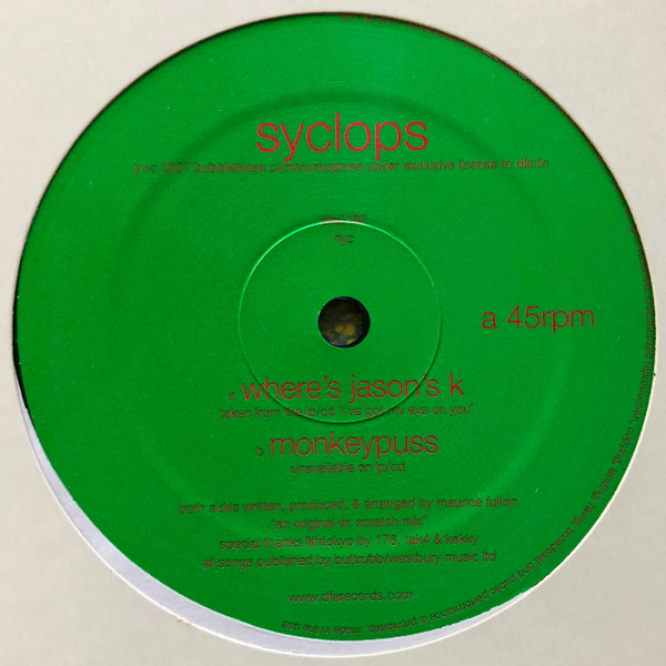 Syclops - Where's Jason's K | DFA (dfa 2187)