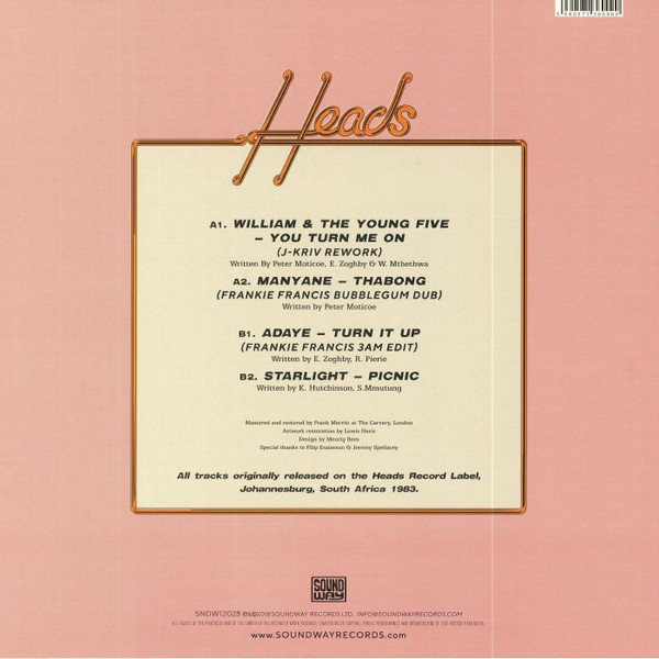 Heads Records: South African Disco Dub Edits
