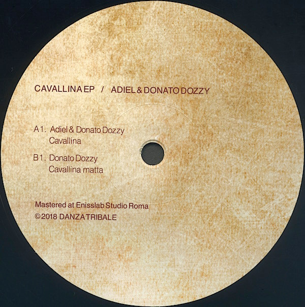 Adiel  &  Donato Dozzy - Cavallina EP | Danza Tribale (DNZT 005) - 2