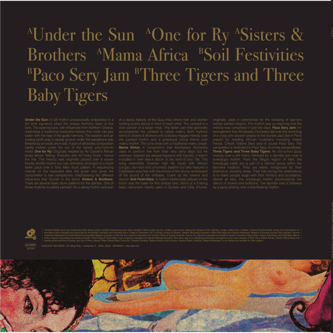 Afrodyssey Orchestra - Under the Sun | Altercat Records (ALT010) - 2