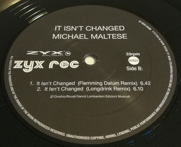 It Isn't Changed