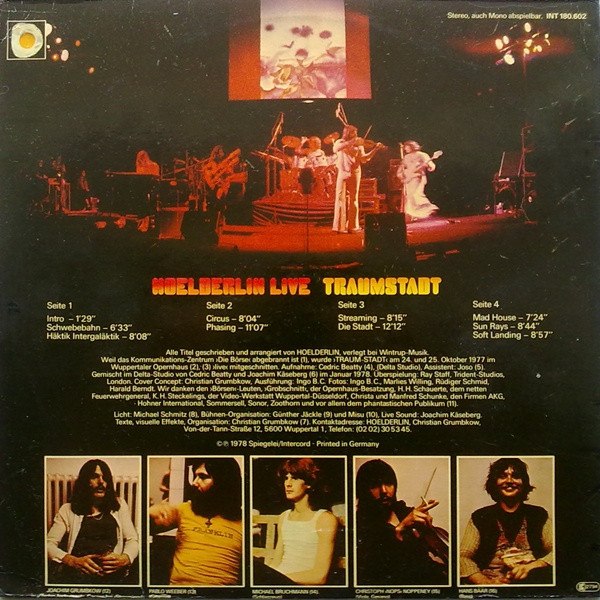 Hoelderlin - Traumstadt | Spiegelei (INT 180.602) - 3