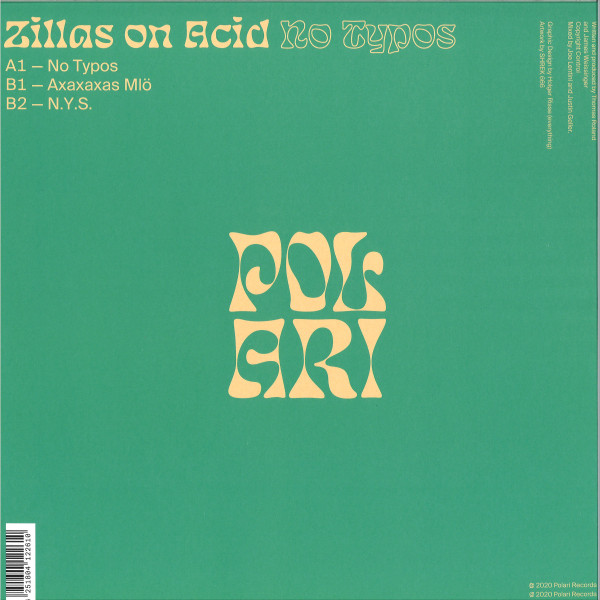 Zillas on Acid - No Typos | Polari Records (POL002) - 2