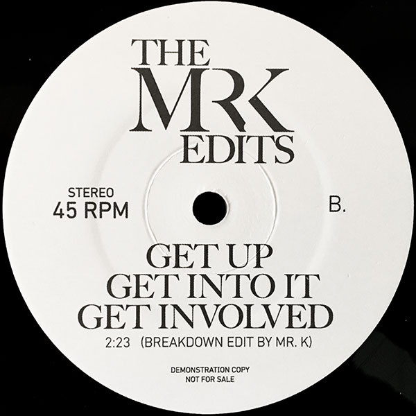 Chicago / James Brown - Street Player / Get Up Get Into It Get Involved | Most Excellent Unlimited (MXMRK-2039) - 2 Chicago / James Brown - Street Player / Get Up Get Into It Get Involved | Most Excellent Unlimited (MXMRK-2039) - 2