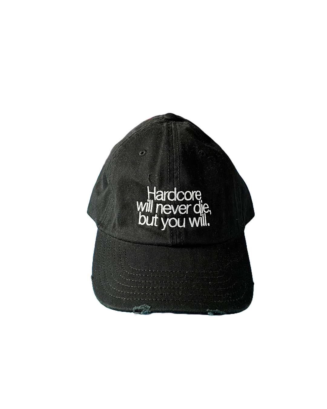 Never Sleep - Hardcore will never die, but you will Black cap