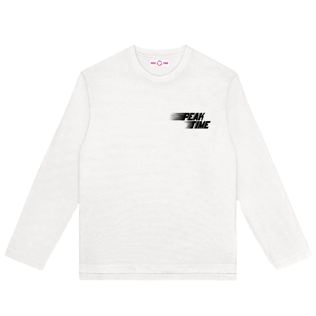 Sound Metaphors - PEAK TIME Long Sleeve - White - 2