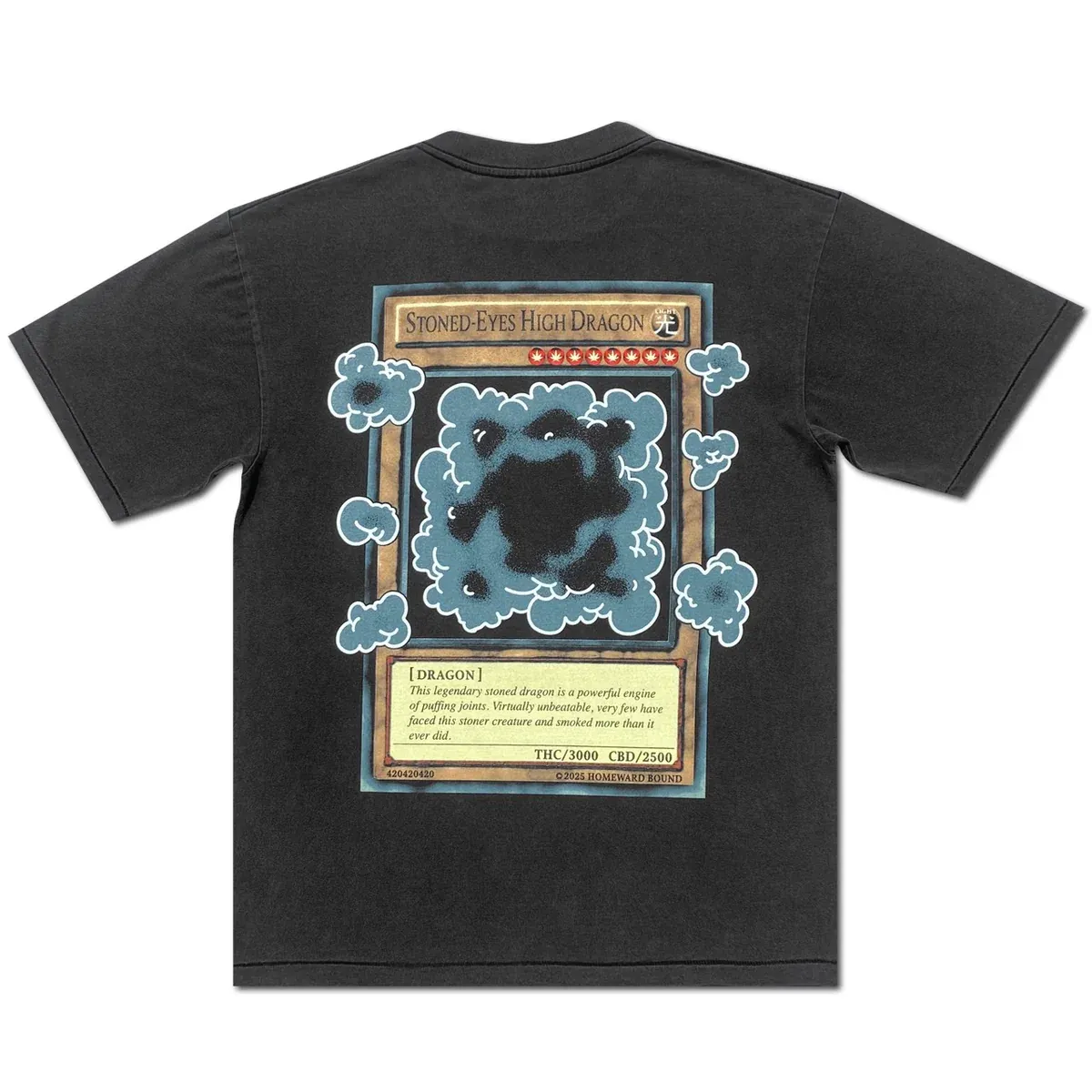 HOMEWARD BOUND - Stoned Eyes High Dragon Tee - 2 HOMEWARD BOUND - Stoned Eyes High Dragon Tee - 2
