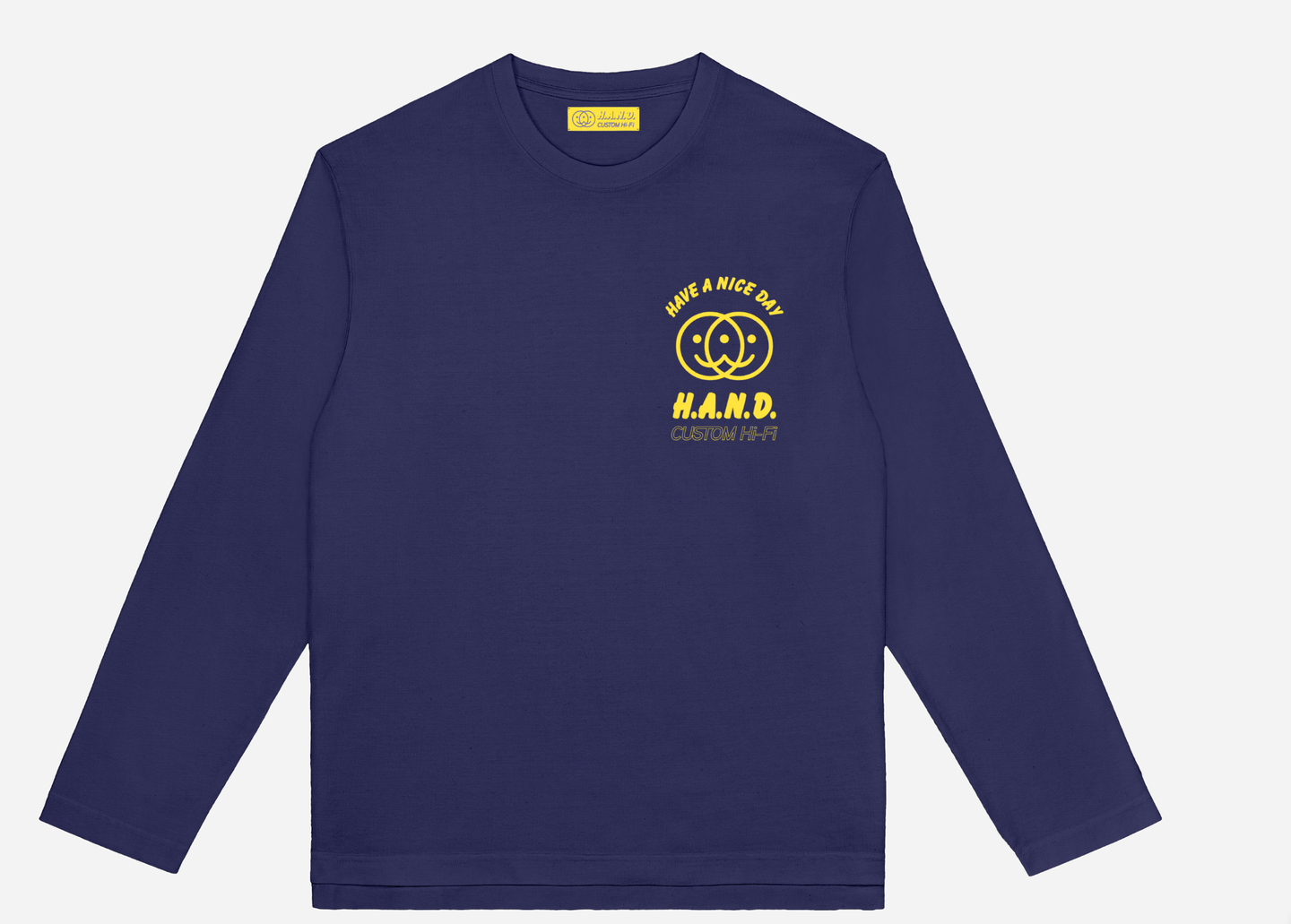 Sound Metaphors - H.A.N.D. Custom Hi-Fi Long Sleeve - Blue - main Sound Metaphors - H.A.N.D. Custom Hi-Fi Long Sleeve - Blue - main
