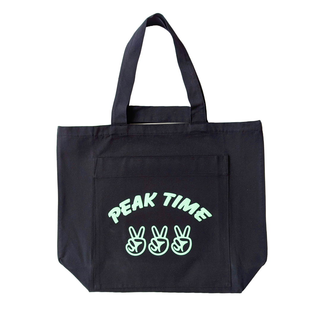 Sound Metaphors - Peak Time Oversized Bag - BLACK - 2 Sound Metaphors - Peak Time Oversized Bag - BLACK - 2