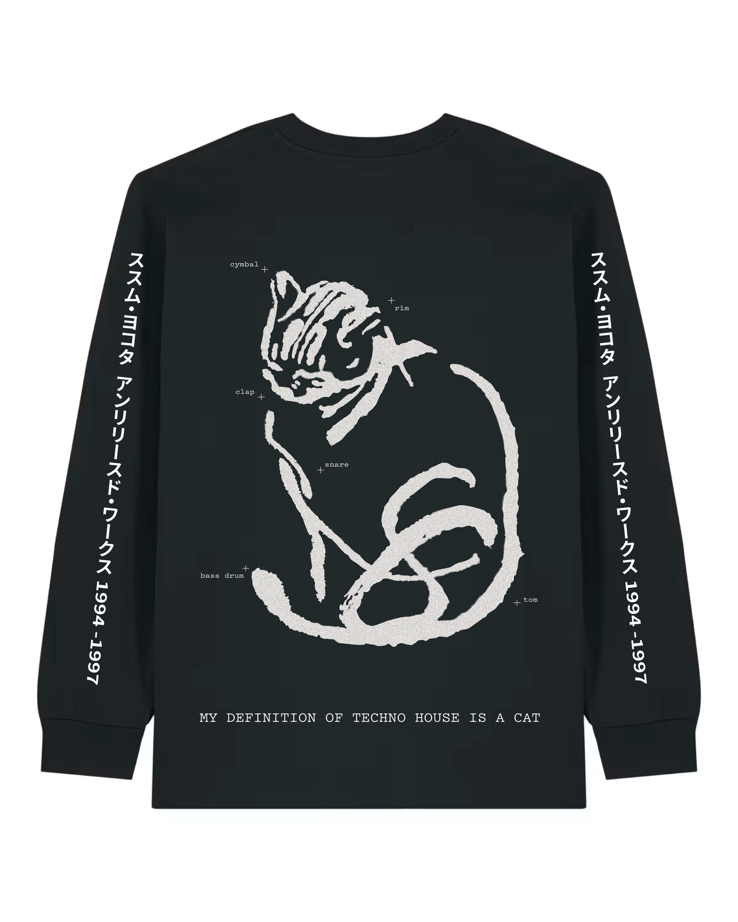 Transmigration - "My Definition Of Techno House Is A Cat" - Longsleeve - main