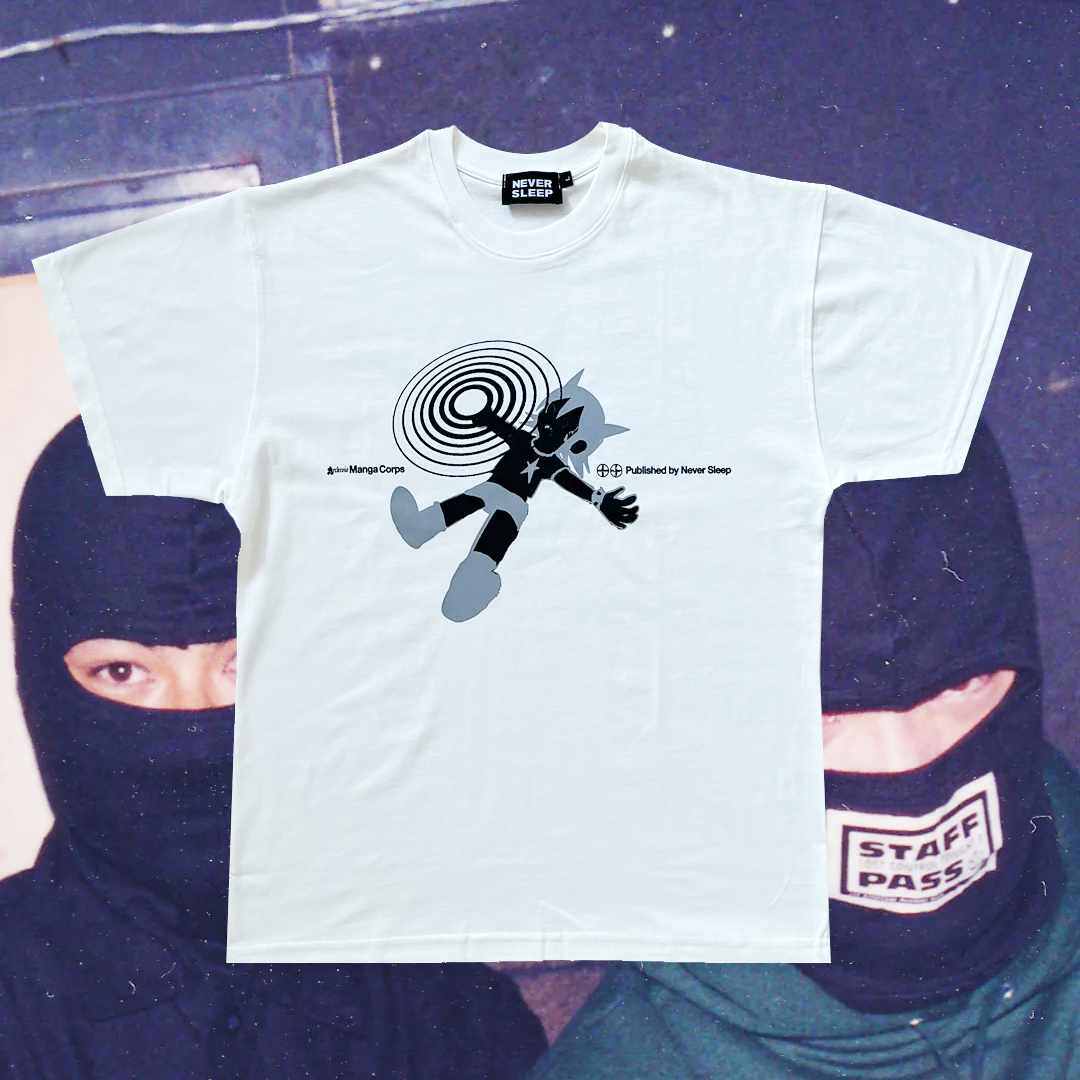 Never Sleep - Manga Corps x Jun Inagawa T-shirt - main Never Sleep - Manga Corps x Jun Inagawa T-shirt - main
