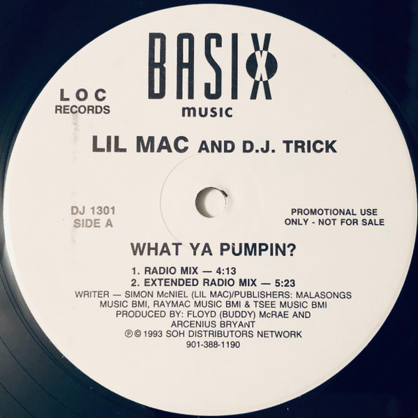 Lil' Mac and D.J. Trick - What Ya Pumpin? | Basix Music (BAX 1301) - main Lil' Mac and D.J. Trick - What Ya Pumpin? | Basix Music (BAX 1301) - main