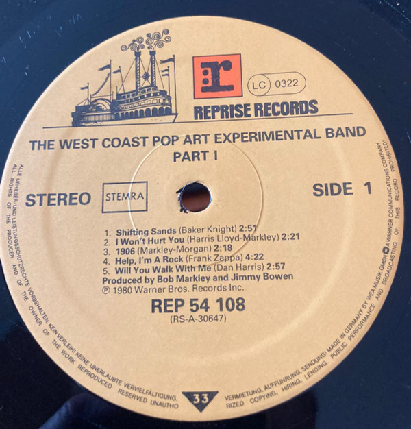 The West Coast Pop Art Experimental Band - Part One | Reprise Records (REP 54108) - 5 The West Coast Pop Art Experimental Band - Part One | Reprise Records (REP 54108) - 5