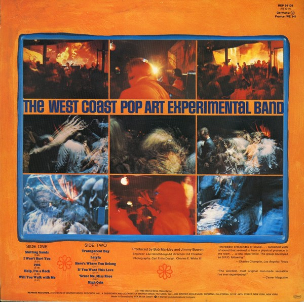 The West Coast Pop Art Experimental Band - Part One | Reprise Records (REP 54108) - 2 The West Coast Pop Art Experimental Band - Part One | Reprise Records (REP 54108) - 2