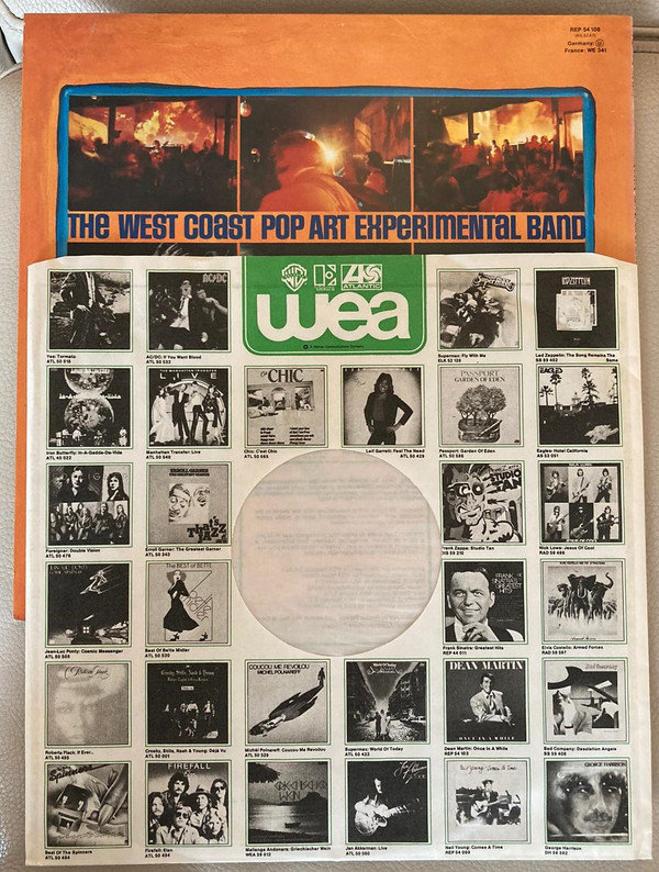 The West Coast Pop Art Experimental Band - Part One | Reprise Records (REP 54108) - 7 The West Coast Pop Art Experimental Band - Part One | Reprise Records (REP 54108) - 7