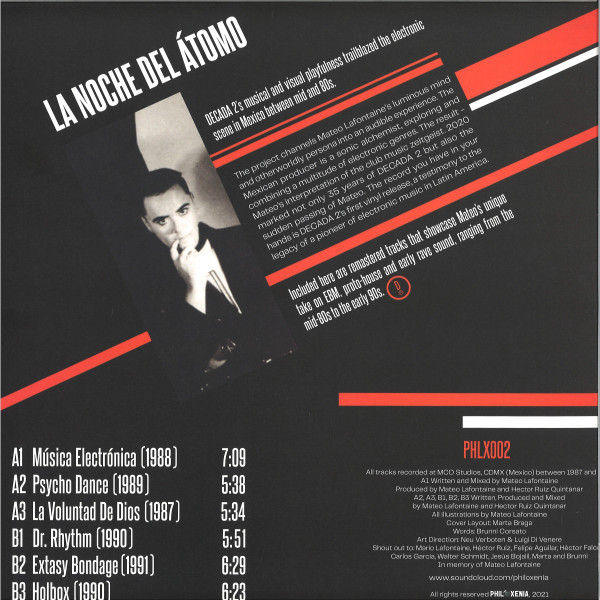 Decada 2 - La Noche Del Atomo | Philoxenia (PHLX002) - 2