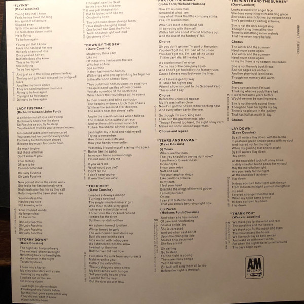 Strawbs - Bursting At The Seams | A&M Records (86 658 IT) - 7