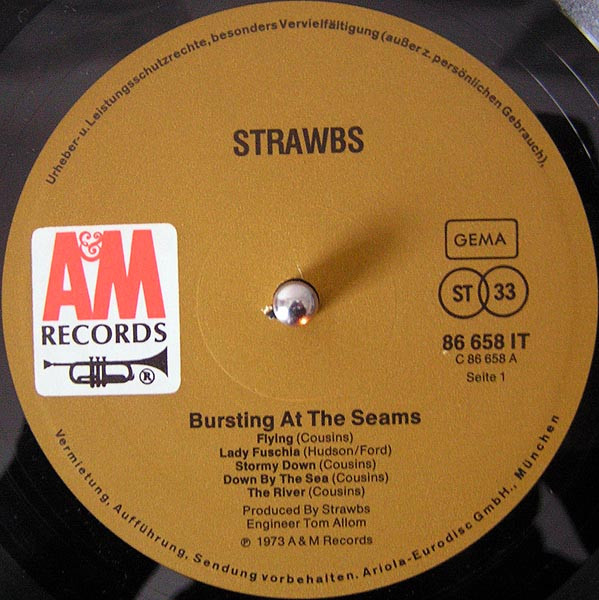 Strawbs - Bursting At The Seams | A&M Records (86 658 IT) - 4