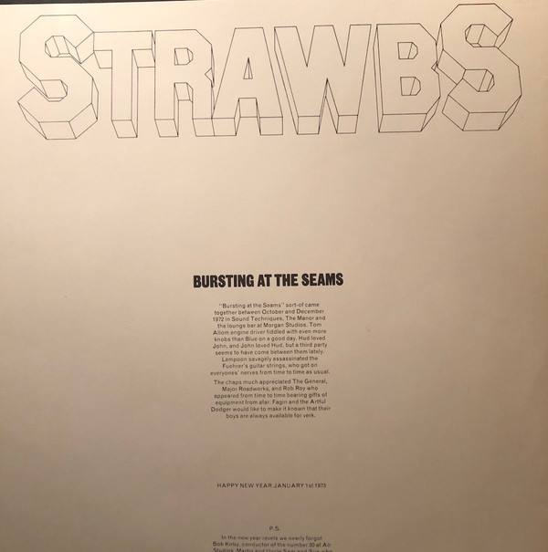 Strawbs - Bursting At The Seams | A&M Records (86 658 IT) - 6