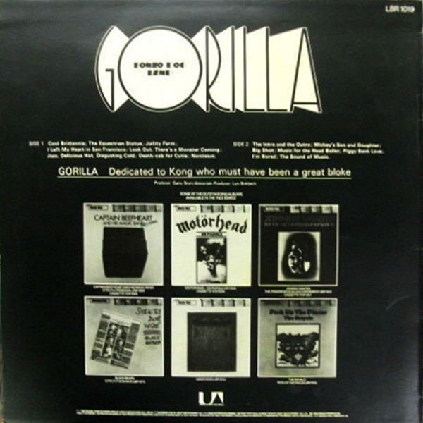 The Bonzo Dog Band - Gorilla | United Artists Records (LBR 1019) - 2 The Bonzo Dog Band - Gorilla | United Artists Records (LBR 1019) - 2