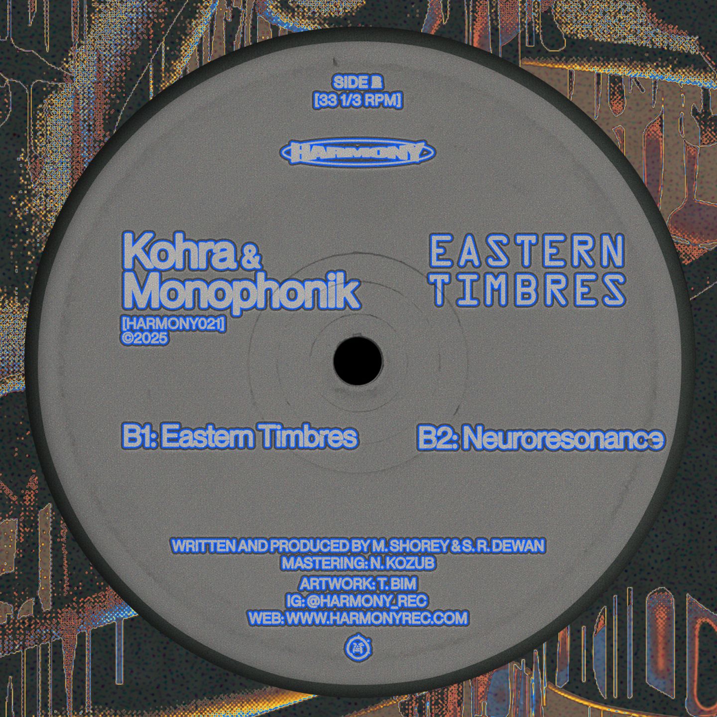 Kohra , Monophonik - Eastern Timbers | Harmony Rec. (HARMONY021) - 2 Kohra , Monophonik - Eastern Timbers | Harmony Rec. (HARMONY021) - 2