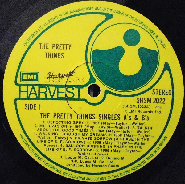 The Pretty Things - The Singles A's & B's | Harvest (SHSM 2022) - 3 The Pretty Things - The Singles A's & B's | Harvest (SHSM 2022) - 3