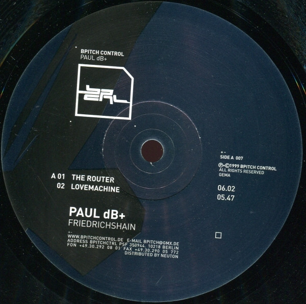 Paul dB+ - Friedrichshain | BPitch Control (007) - main