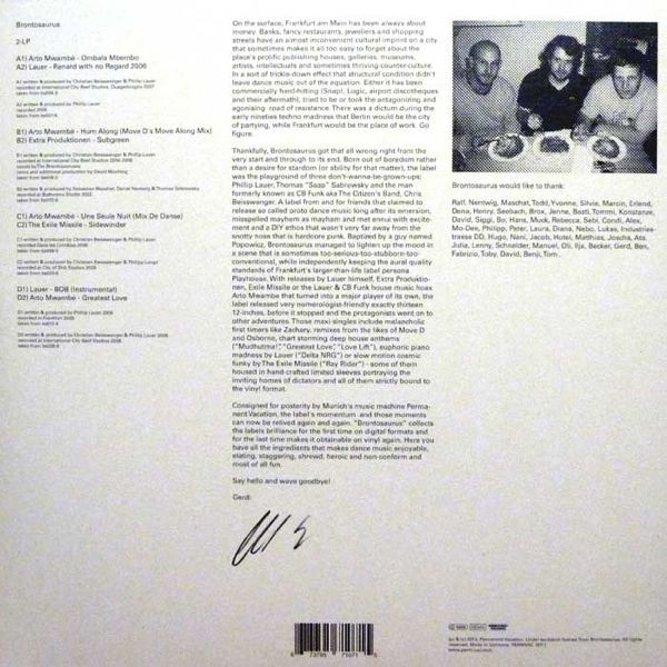 Various - Brontosaurus | Permanent Vacation (PERMVAC 107-1) - 2