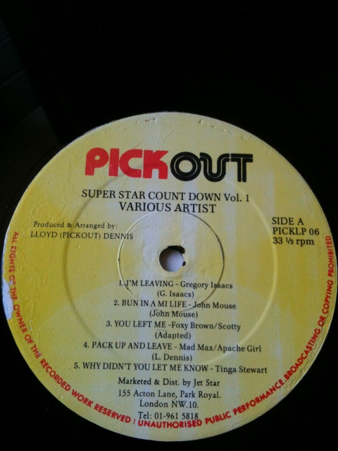 Various - Super Star Count Down Vol. 1 | Pickout (PICK 06) - 3