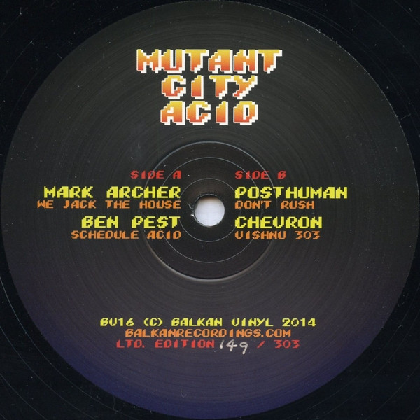Various - Mutant City Acid | Balkan Vinyl (BV16) - main