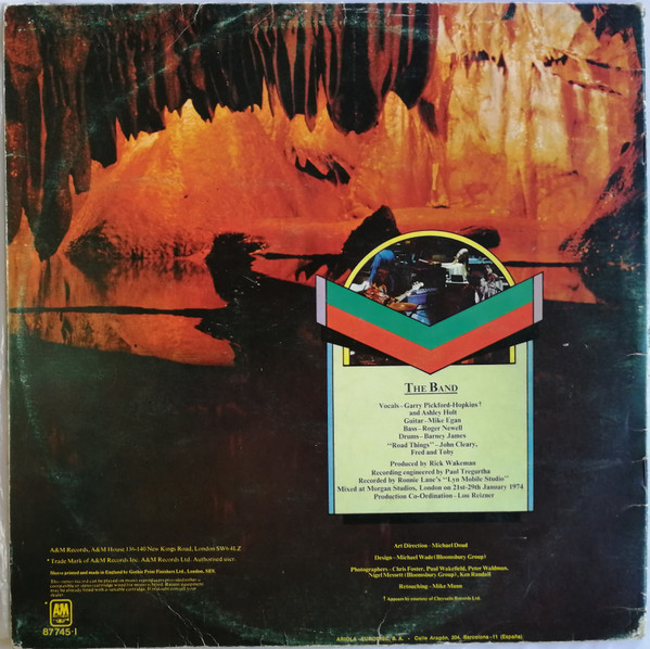 Rick Wakeman - Journey To The Centre Of The Earth | A&M Records (87.745-I) - 12 Rick Wakeman - Journey To The Centre Of The Earth | A&M Records (87.745-I) - 12