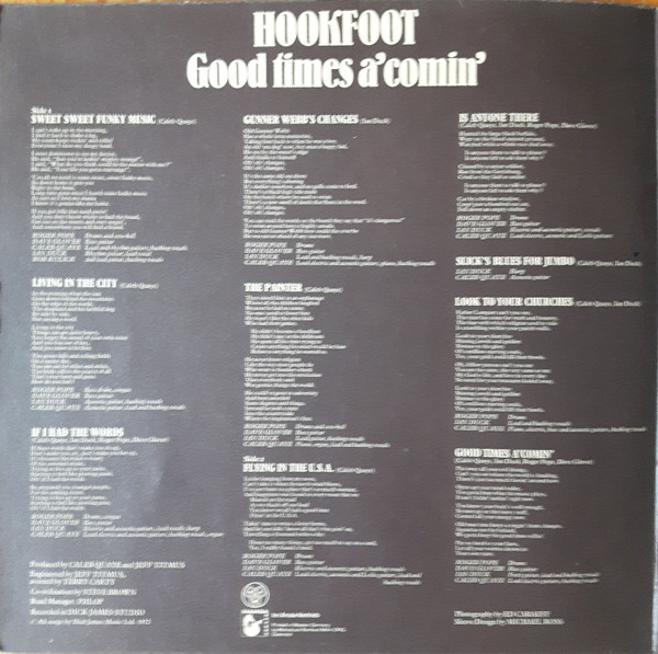 Hookfoot - Good Times A' Comin' | DJM Records (86 064 IT) - 2
