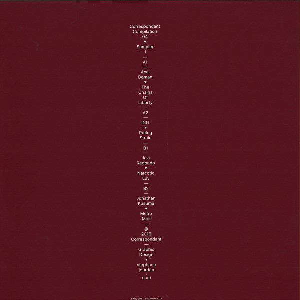 Correspondant Compilation 04 Sampler 1