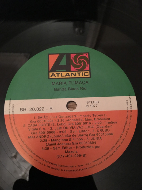 Banda Black Rio - Maria Fumaça | Mr Bongo (MRBLP134) - 5
