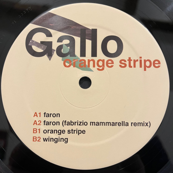 Gallo - Orange Stripe | Slow Motion Records (SLOMO 038) - 3 Gallo - Orange Stripe | Slow Motion Records (SLOMO 038) - 3