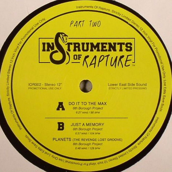 6th Borough Project - Part Two | Instruments Of Rapture (IOR002) - main