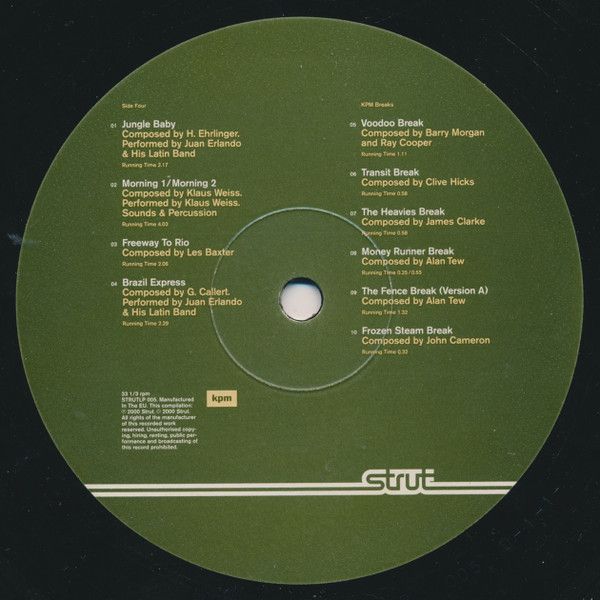 Various - The Cream Of The KPM Music Green Label Sessions | Strut (STRUTLP 005) - 2