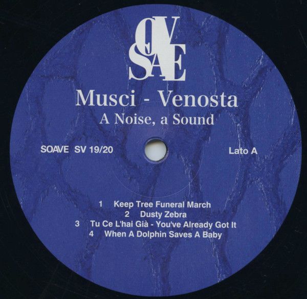 Roberto Musci - Giovanni Venosta - A Noise, A Sound | Soave (SV 19/20) - 3