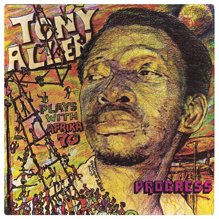 Tony Allen Plays With Africa 70 - Progress | Coconut (COMET095) - main Tony Allen Plays With Africa 70 - Progress | Coconut (COMET095) - main