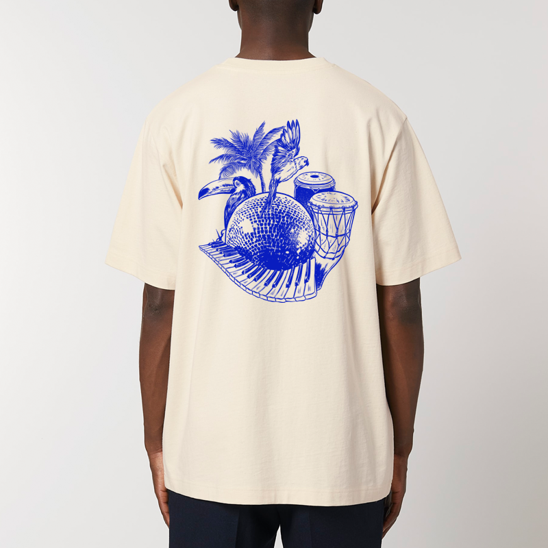 PeeKaboo Records - 6TH anniversary tee * Natural - 2 PeeKaboo Records - 6TH anniversary tee * Natural - 2