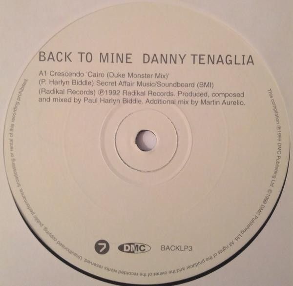 Danny Tenaglia - Back To Mine | DMC (BACKLP03) - 8