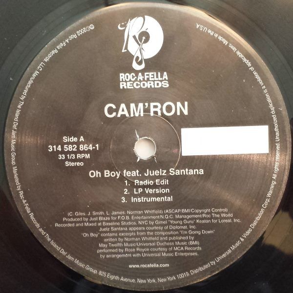 Cam'ron - Oh Boy / The Roc | Roc-A-Fella Records (DEFR 15545-1) - 2 Cam'ron - Oh Boy / The Roc | Roc-A-Fella Records (DEFR 15545-1) - 2